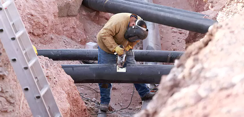Cast Iron Sewer Pipe Replacement in Stockbridge